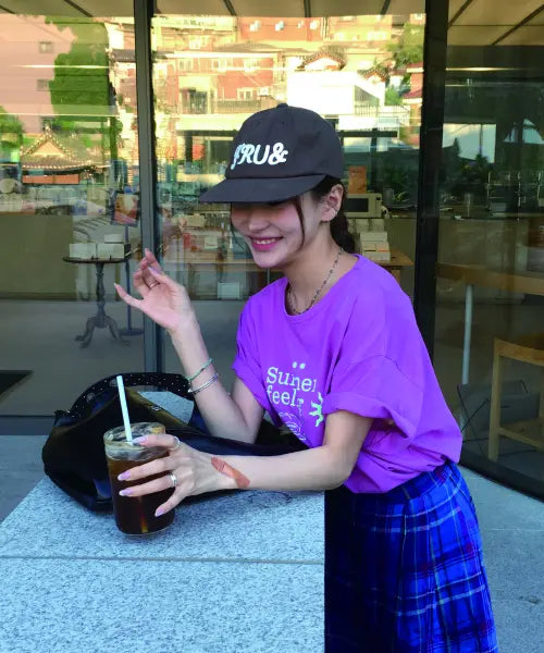 [FRUAND] FRU\u0026 STITCH LOGO SNAPBACK_NAVY / 스티치 로고 캡_5COLOR