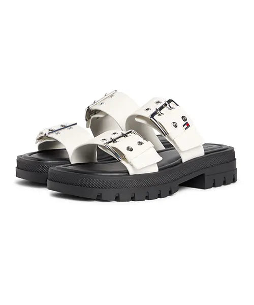 [TOMMY JEANS] TOMMY SHOES / 웬디 버클 레더 샌들-아이보리(T52G1ASN430JT1YBI)