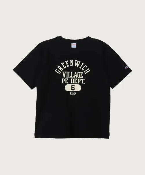 [CHAMPION] Reverse Weave City Graphic Short Sleeve T-Shirt Black / 리버스위브 시티 그래픽 반팔 티셔츠 Black