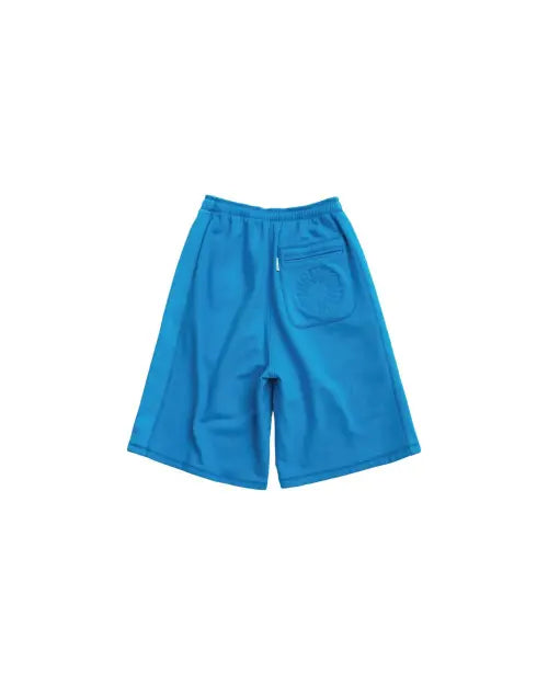 [999HUMANITY] TRACK BURMUDA SWEAT SHORT (MARIN BLUE) / 트랙 버뮤다 스웻 쇼츠 (마린 블루)