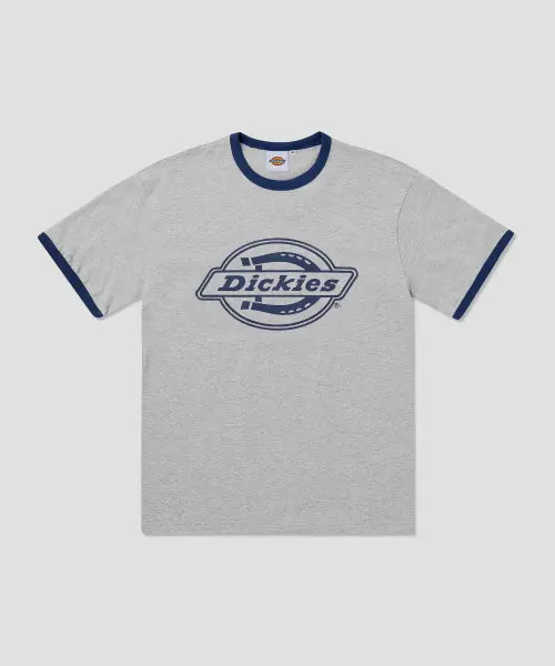 [DICKIES] Mono Logo Ringer T-Shirt Gray / 모노 로고 링거 티셔츠 Gray