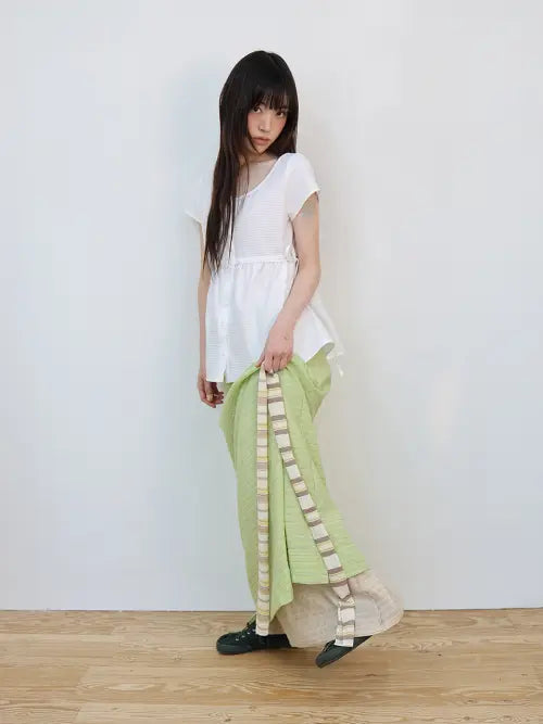 [MUWM] Ylang Reversible Skirt (Olive) / 일랑 리버시블 스커트 Ylang Reversible Skirt (Olive)