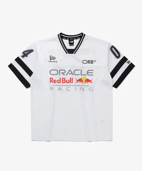 [NEW ERA] AP ORBR MESH TOP PS62 WHT / 오라클 레드불 레이싱 메쉬 티셔츠 화이트