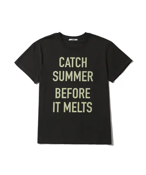 [YUNE] Catch Summer Tee_[Charcoal]