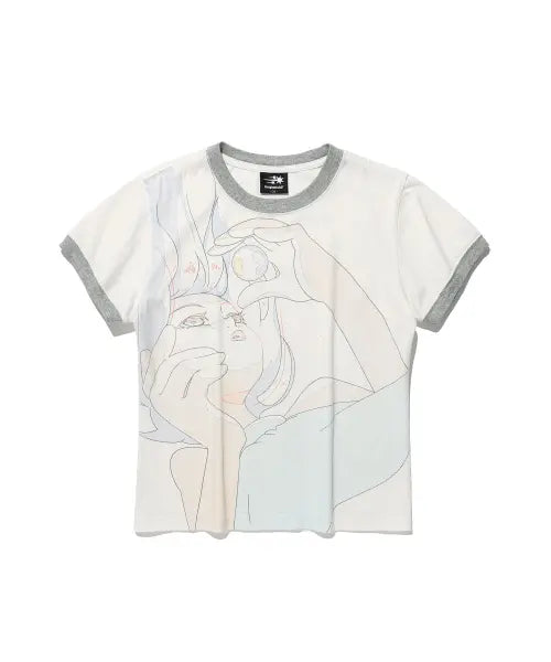 [NICEGHOSTCLUB] GHOST ANGELS RINGER TEE_WHITE(NG2GMFT500C)