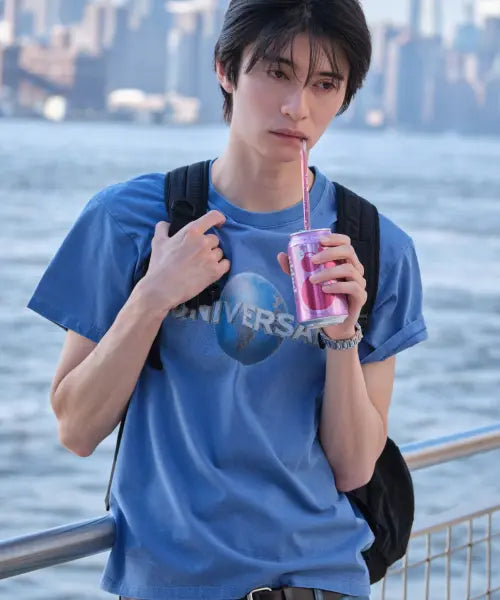 [LOW CLASSIC] UNIVERSAL WASHED BASIC TEE_BLUE [LC262TS85BL]