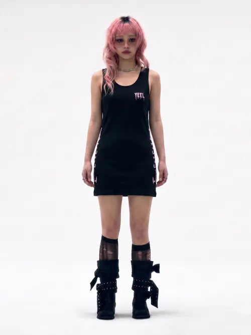[YEEL] EXTRAORDINARY TANK TOP BLACK
