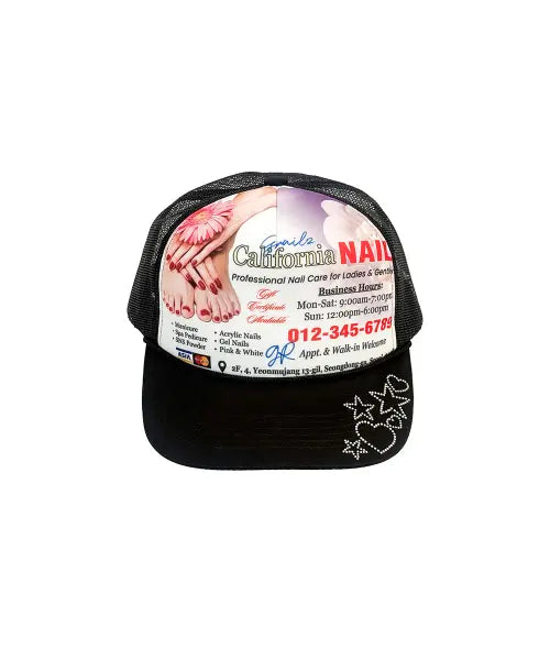 [GRAILZ] NAIL SALON CAP [BLACK]