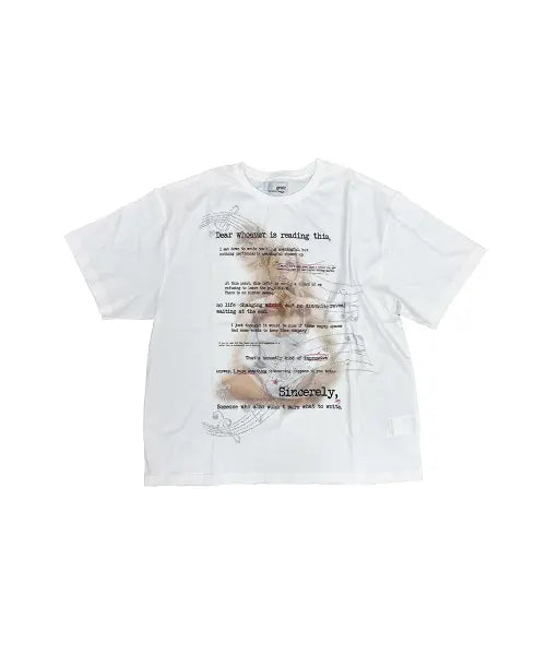 [GRAILZ] MUSIC OVER GRAPHIC T-SHIRT [WHITE]