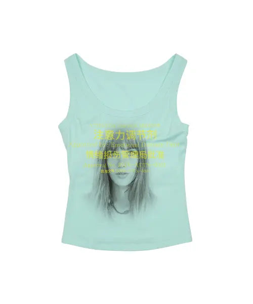 [GRAILZ] ADHD MEDICINE SLEEVELESS [MINT]