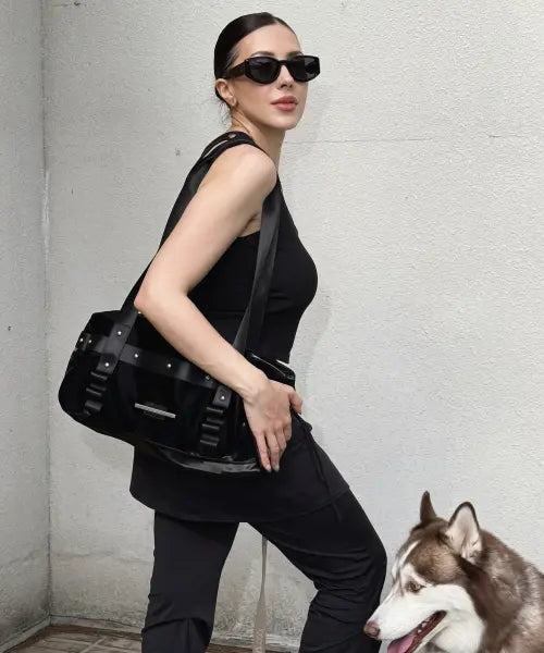 [RAIMENT] Gleam Bag_BLACK