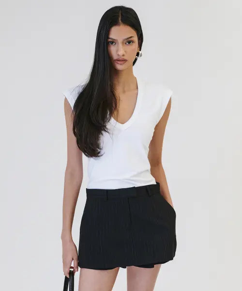 [PROJECT WAVE] Lise V-neck Top - 4 color