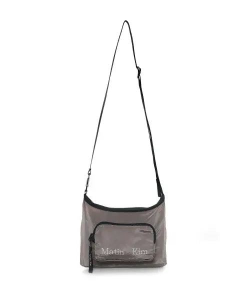 [MATIN KIM] PACKABLE CROSS POCKET BAG IN GREY