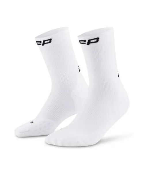 [CEP] CEP Core Run Mid Cut Socks V5 White Mens / CEP 코어 런 미드컷 삭스 V5 화이트 남성용