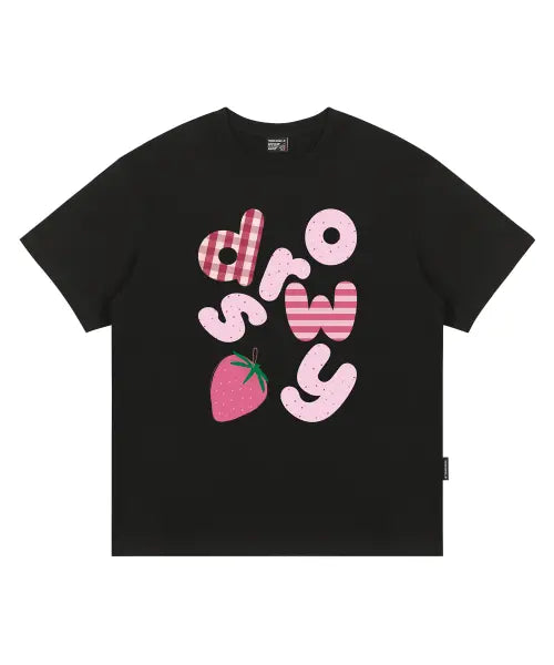 [DROWSY] DW Pinkberry Short Sleeve T-Shirt / DW 핑크베리 반팔티셔츠 4Color