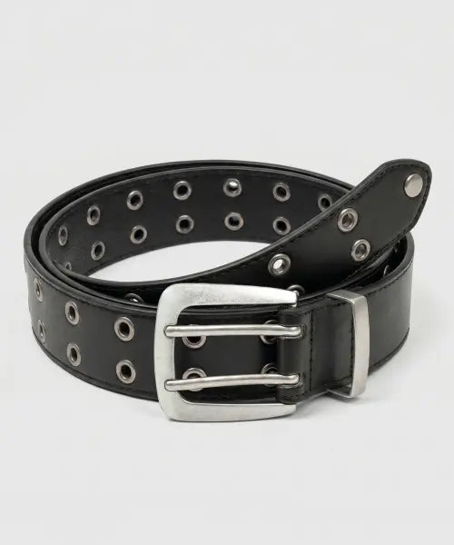 [NUART STUDIO] Bold Double Eyelet Western Belt / 볼드 더블 아일렛 웨스턴 벨트