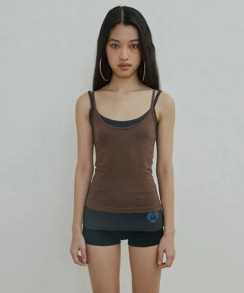 [SCULPTOR] My Go To Sleeveless Top Brown