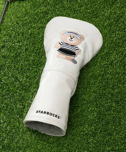 [STARBUCKS] Golf Driver Cover (White) / 골프 드라이버 커버 (화이트)