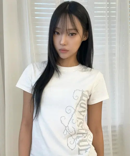 [LUVISTRUE] EL LUVISTRUE LOGO TEE(WHITE)