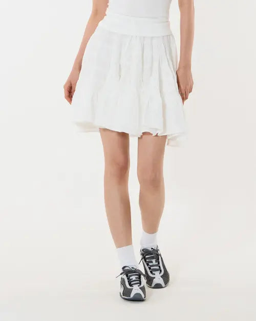 [MOAA] Airy Tiered Mini Skirt / 에어리 티어드 미니 스커트
