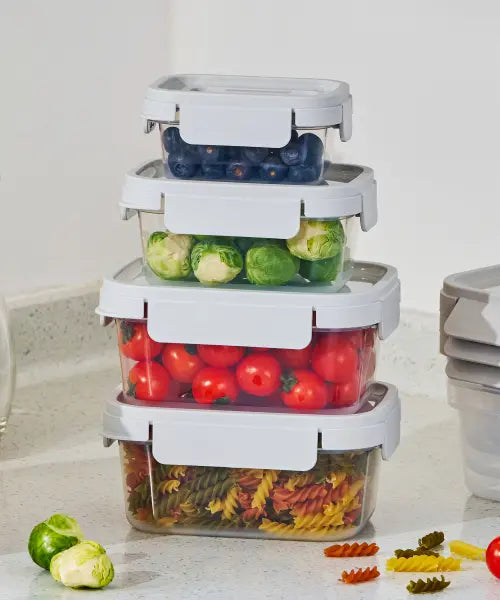 [MUSINSA STANDARD HOME \u0026 PRODUCTS] [LocknLock] Stackable Food Container 10-Pack / [락앤락 컬래버]착착 밀폐용기 10팩