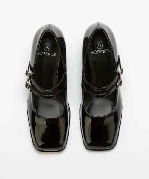 [ROSENICK] Tina Mary Jane Platform Shoes (5cm) / 티나 메리제인 통굽 (5cm/2colors)