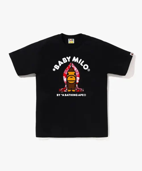 [BAPE] ABC CAMO MILO HOODIE TEE M_BKXPK / ABC 카모 마일로 후드 티셔츠(M) BLACK/PINK