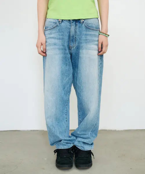[PARAKEET] Archive Logo Denim (Light Blue) / 아카이브 로고 데님 (라이트 블루)