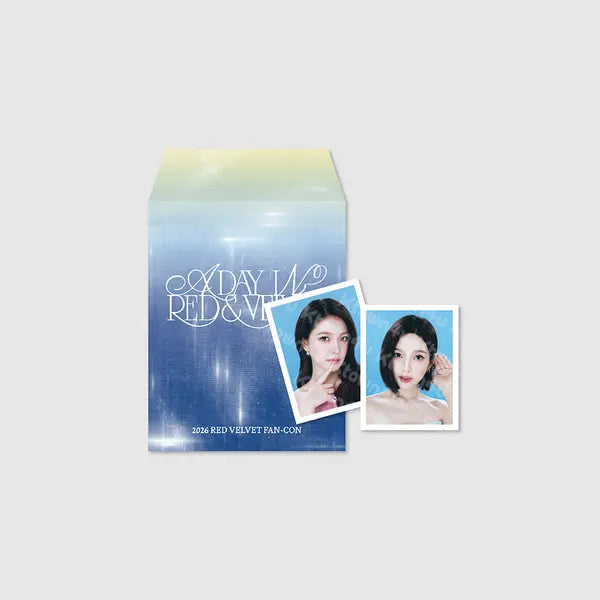[Red Velvet] Red Velvet - [2026 FANCON [A Day in Red & Velvet] MD] RANDOM ID PHOTO SET