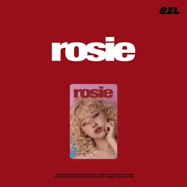 [ROSÉ] ROSÉ - [rosie] EZL CARD (A Ver.)