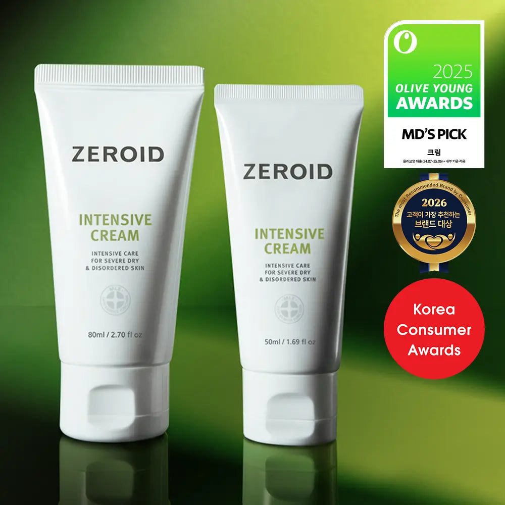 [ZEROID] Zeroid Intensive Cream 80ml + 50ml Set / [대용량] 제로이드 인텐시브 크림 80ml 기획 (+50ml)