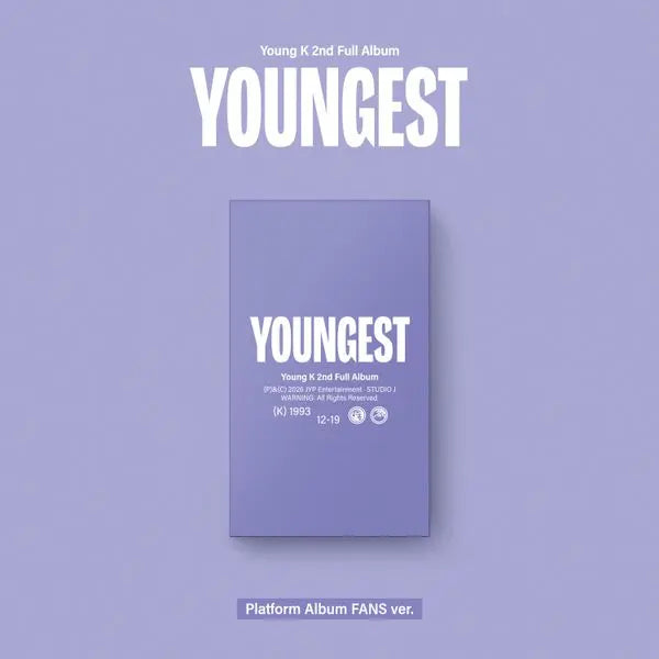 [Young K] Young K - 2nd Album [YOUNGEST] (Platform Album FANS Ver.)