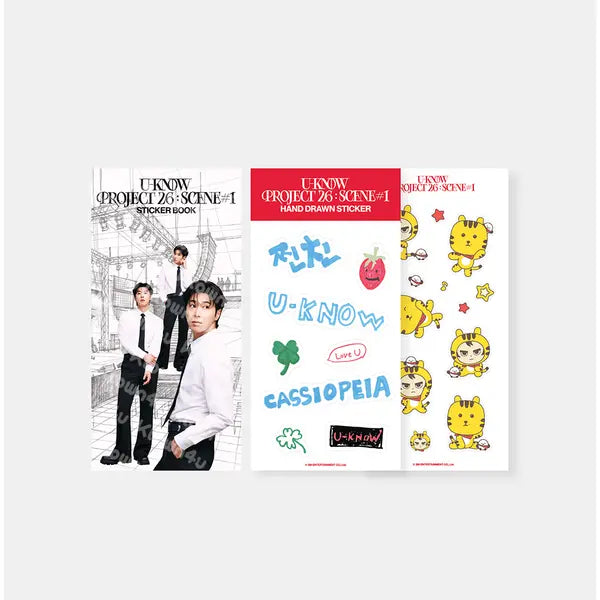 [U-KNOW] U-KNOW - [2026 [U-KNOW PROJECT 26 : SCENE#1] in SEOUL MD] STICKER BOOK