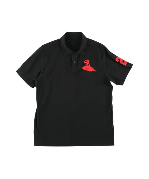 [ERTR] Cosmic Girl Pique T-Shirt Black