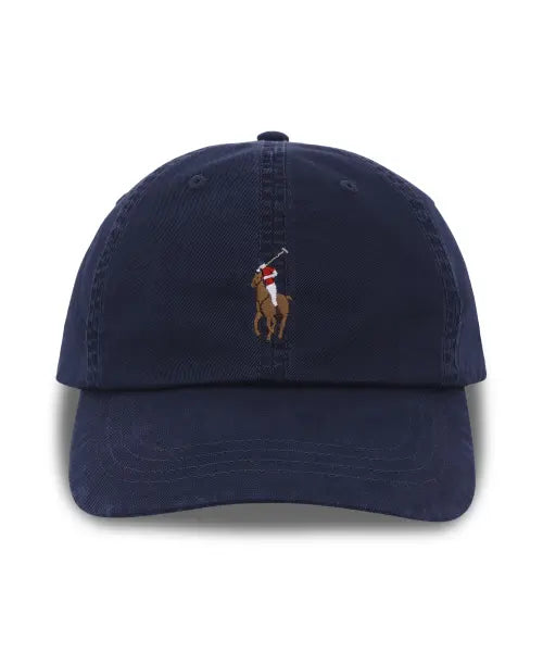 [POLO RALPH LAUREN] CLS SPRT CAP-HAT 32/1 STRETCH TWILL-NAVY-410 / 스트레치 코튼 트윌 볼 캡-네이비
