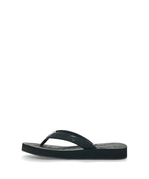 [MATIN KIM] MATIN DENIM LOOP FLIP FLOP IN BLACK