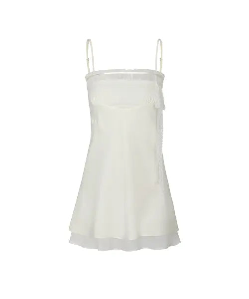 [PAINORPLEASURE] DREAMY DRESS cream