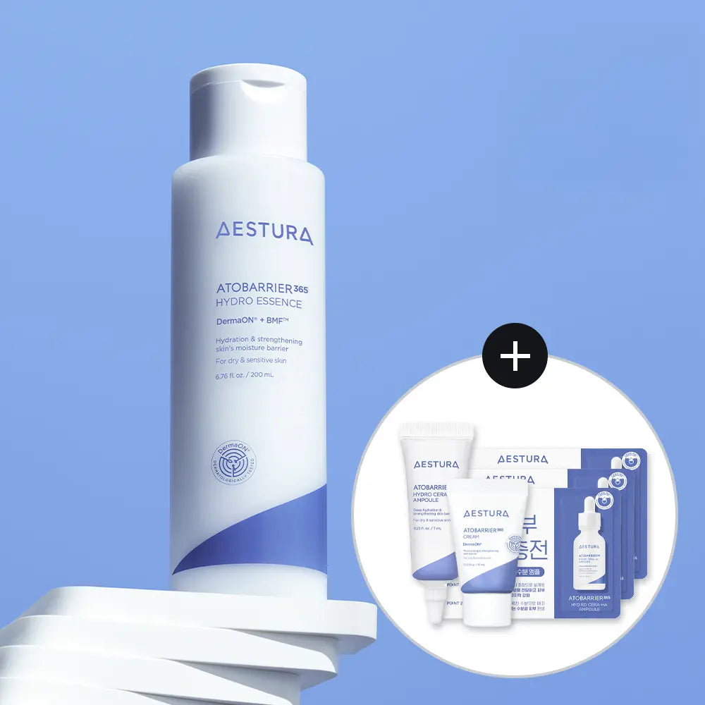 [aestura] AESTURA Atobarrier365 Hydro Essence 200ml / 에스트라 아토베리어365 하이드로에센스 200ml (+크림 10ml+앰플 10ml)