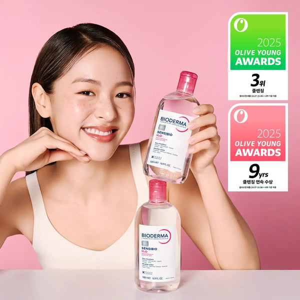 [BIODERMA] Bioderma Sensibio H2O 500ml (2-pack) / 바이오더마 센시비오 H2O 500ml 2입