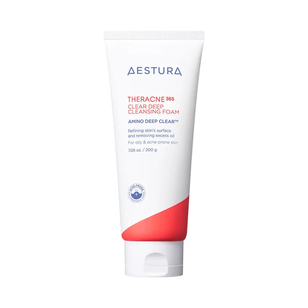 [aestura] AESTURA Theracne 365 Clear Deep Cleansing Foam 200g / 에스트라 테라크네365 클리어 딥 클렌징 폼 200g