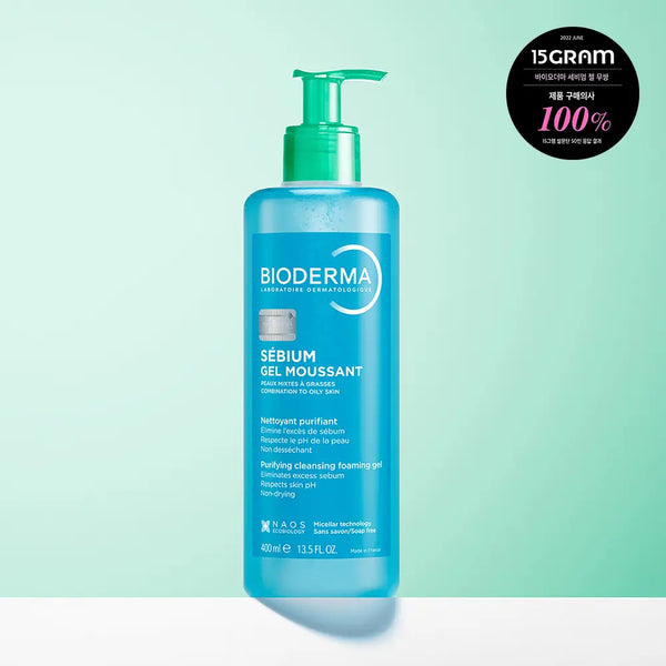 [BIODERMA] Bioderma Sébium Gel Cleanser 400ml / 바이오더마 세비엄 젤 무쌍 400ml