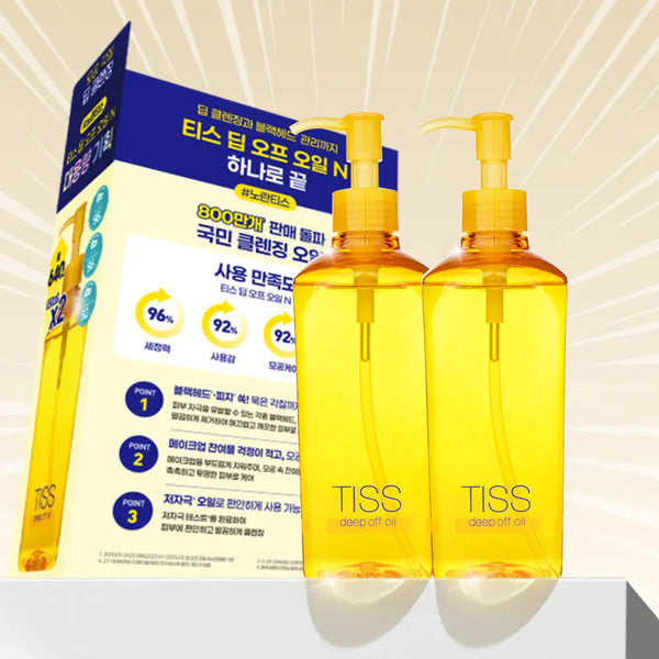 [Tiss] TIS Deep Off Oil 320mL Double Set / [대용량기획/노란티스] 티스 딥오프 오일 320mL 더블기획