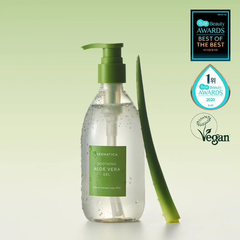 [aromatica] Aromatica Soothing Aloe Vera Gel / [쿨링진정/1+1] 아로마티카 수딩 알로에 베라 젤 300ml/ 대용량 500ml 택 1