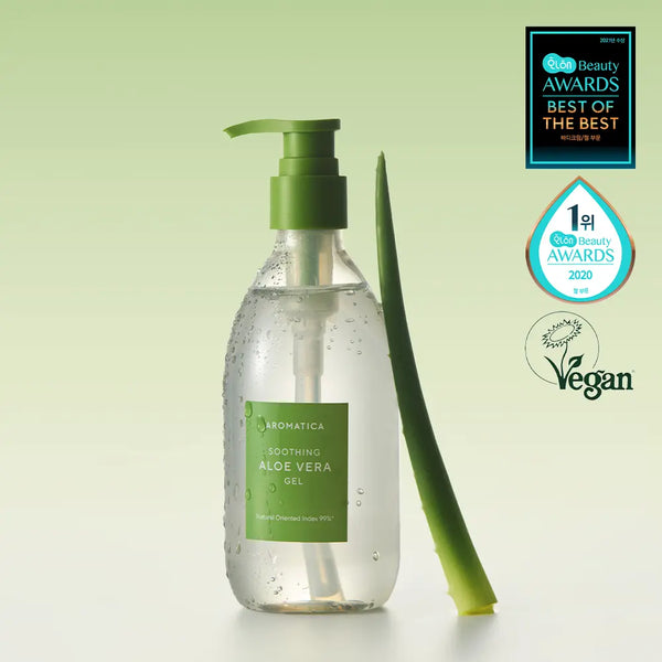 [aromatica] Aromatica Soothing Aloe Vera Gel / [쿨링진정/1+1] 아로마티카 수딩 알로에 베라 젤 300ml/ 대용량 500ml 택 1