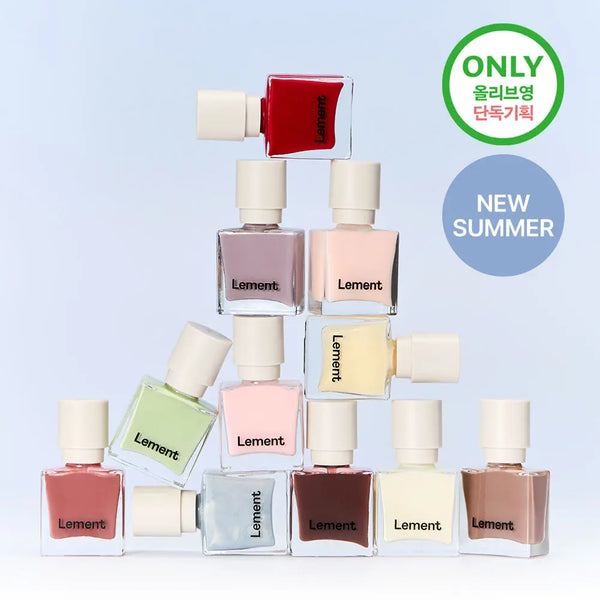 [Lement] Lement Color Nail (40 Shades), Hardener & Shine Nourisher / [NEW] 르멘트 컬러네일 40종&하드너&광채 영양제