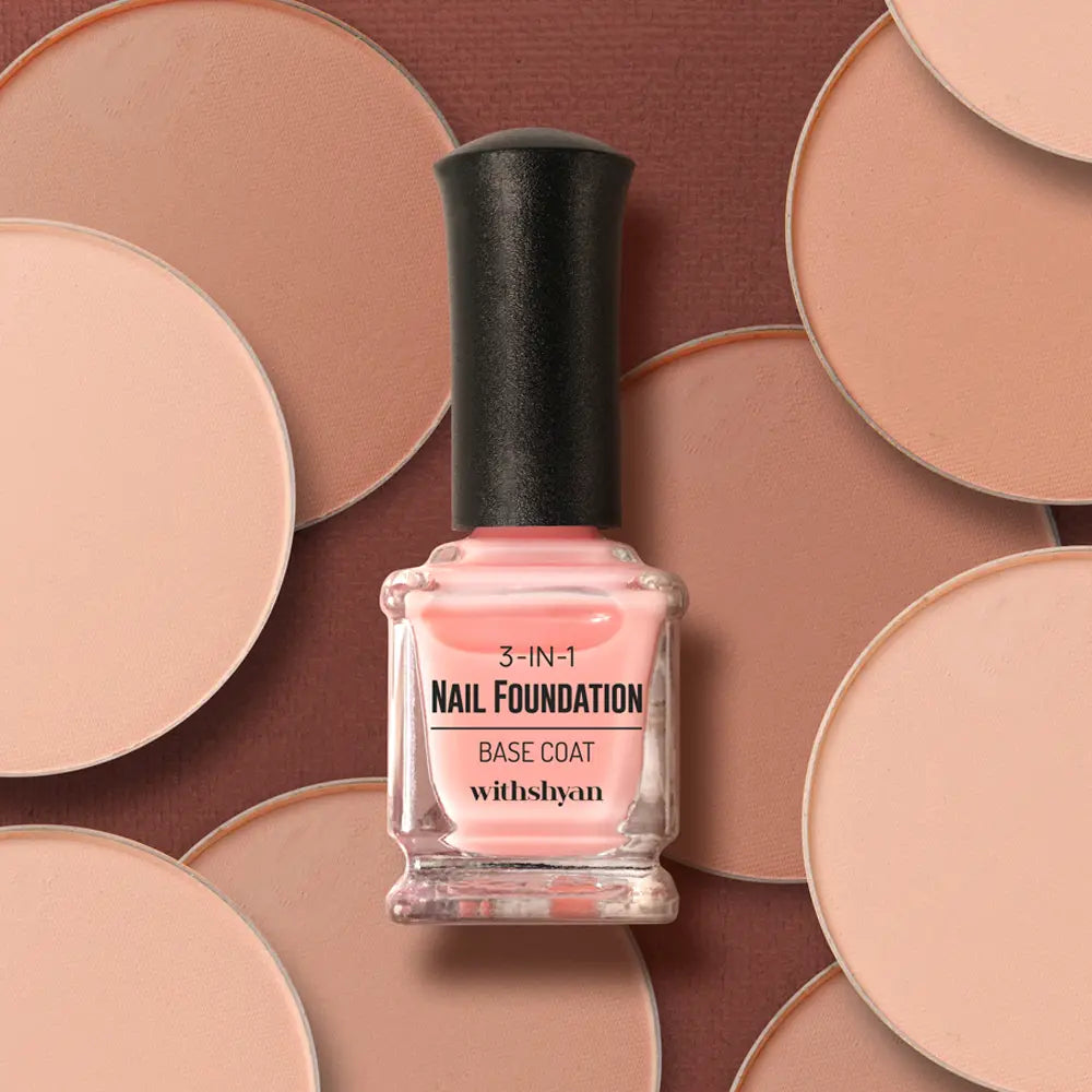 [withshyan] Withshaan 3-in-1 Nail Foundation 15ml / [세로줄 커버] 위드샨 3-in-1 네일파운데이션 15ml