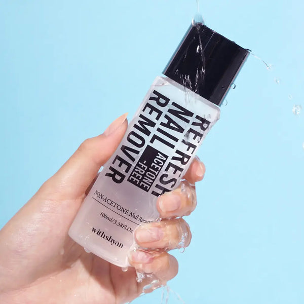 [withshyan] WithSharn Acetone-Free Refresh Nail Remover 100ml / [논아세톤] 위드샨 아세톤프리 리프레쉬 네일 리무버 100ml