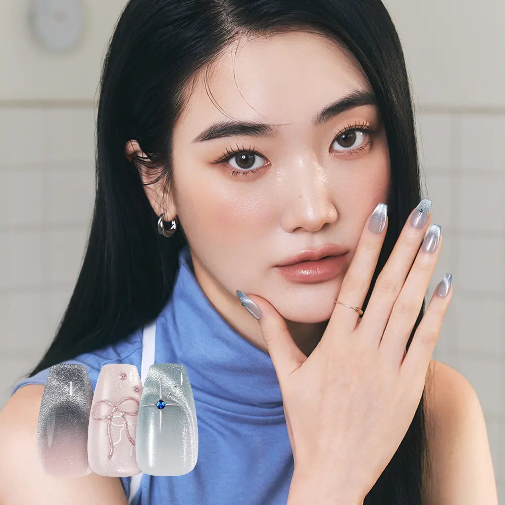 [FINGER SUIT] Finger Suit Premium Nail Tips - 18 Designs / [NEW/물광] 핑거수트 네일팁 프리미엄 디자인 18종