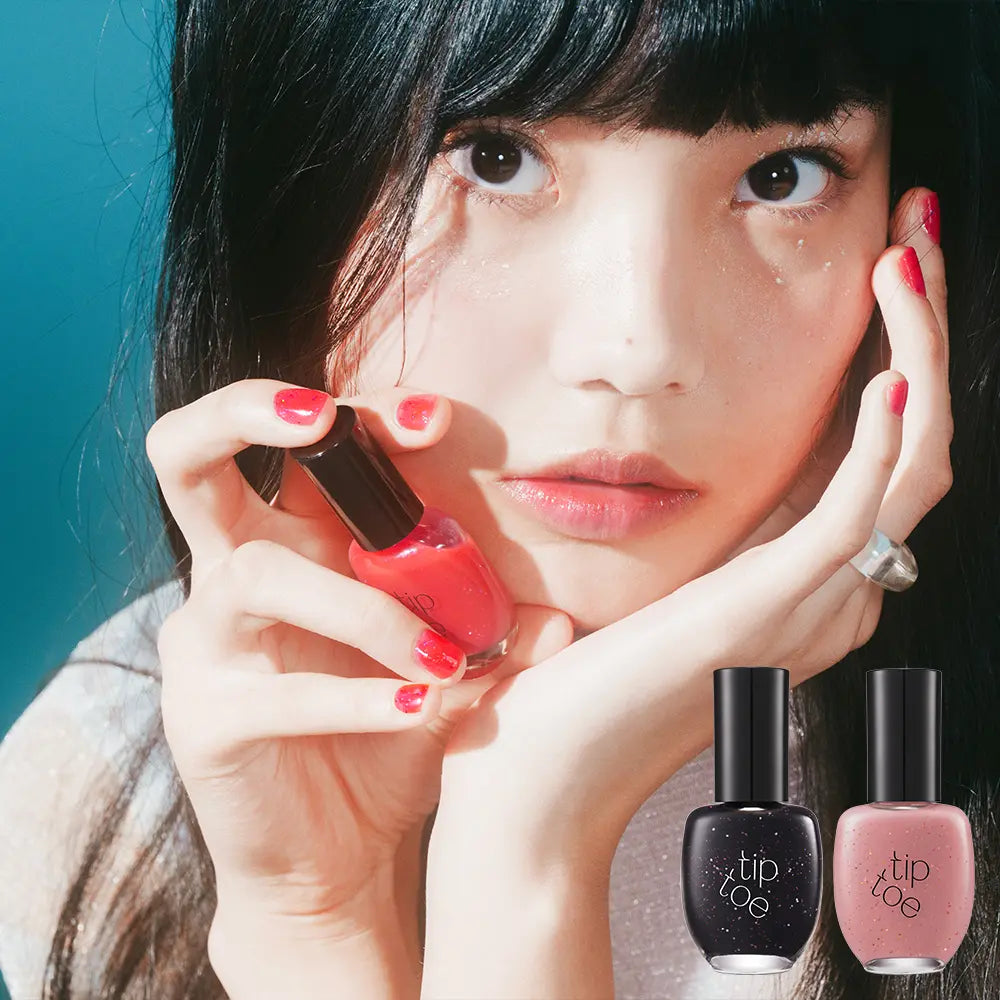 [tiptoe] Tiptoe Syrup Glitter Nail Polish (12 Colors) / [NEW] 팁토우 시럽 글리터 네일 폴리쉬 12 Colors