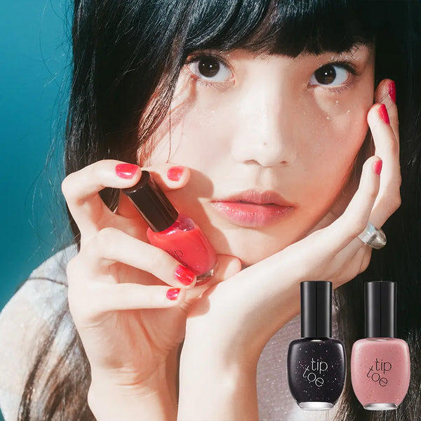 [tiptoe] Tiptoe Syrup Glitter Nail Polish (12 Colors) / [NEW] 팁토우 시럽 글리터 네일 폴리쉬 12 Colors